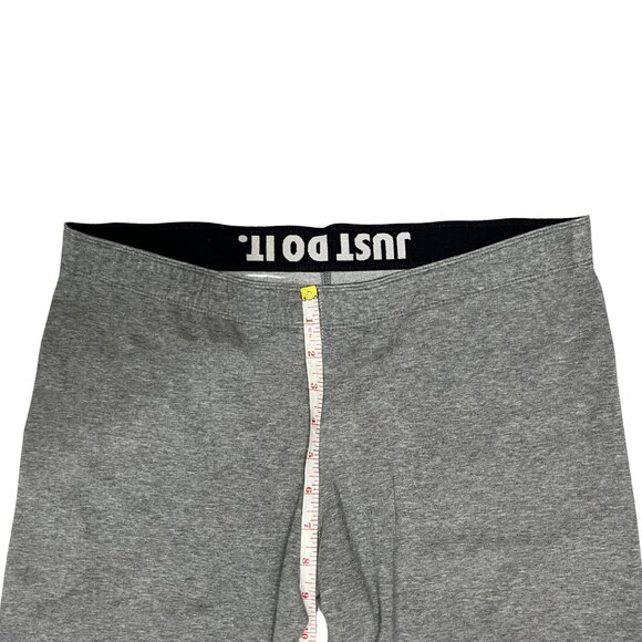 Nike Women's Gray Leggings Size L High Rise Stretch Activewear Sporty Athleisure - Picture 6 of 13